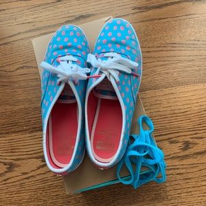 Keds x Kate Spade Aqua blue tennis shoes